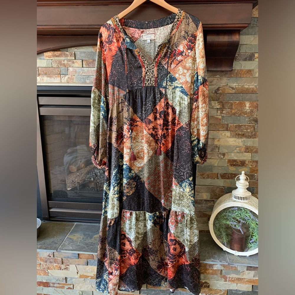 Silk Johny Was dress size Large